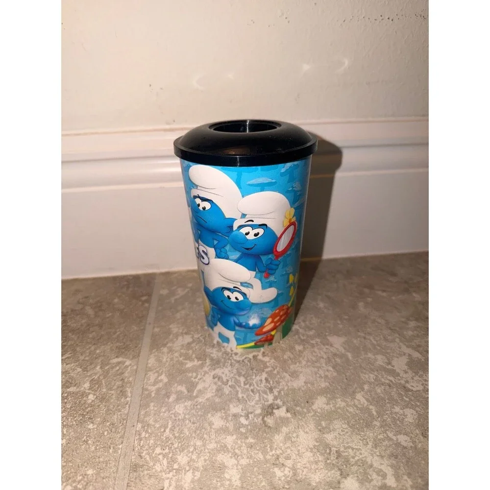 Smurfs 2025 Kids Cup Topper & Lid New Topper New AMC Movie